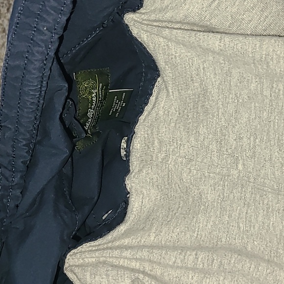 Eddie Bauer Blue and Gray Utility Jacket Lightweight Casual Design - Picture 3 of 7